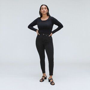 Everlane Women's Way-High® Hourglass Skinny Jean in Ash, Size 28